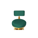 Bar Stools Velvet Kitchen Green