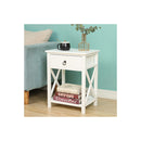 Bedside Tables Drawers Side