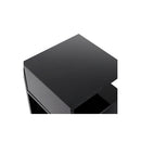 1Pc Bedside Table Drawer Side Black