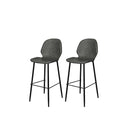 2X Bar Stools Counter Grey