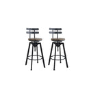 2X Bar Stool Industrial Adjustable