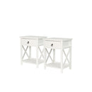 Bedside Tables Drawers Side