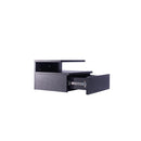 2X Bedside Tables Warm White Led Light Black
