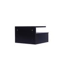 2X Bedside Tables Warm White Led Light Black