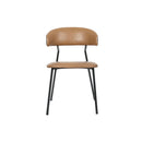 2X Pu Leather Dining Chairs Kitchen Lounge