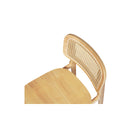 Rattan Dining Chair Wooden Kitchen Chair