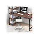 Rolling Bar Stool Swivel Salon Spa Chair Beige