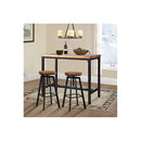 1Pc Bar Table And 2Pcs Bar Stools Industrial
