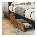 4 Double Bed Frame Storage Drawers