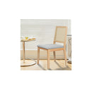 4X Cane Dining Chair Rattan Armless Seat