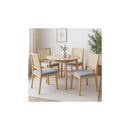 4X Cane Dining Chair Rattan Armless Seat