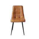 4X Dining Chairs Kitchen Chair Faux Leather