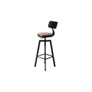 4X Bar Stool Kitchen Wooden Metal