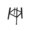 4X Bar Stool Kitchen Wooden Metal