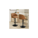 4x Bar Stool Swivel Gas Lift PU