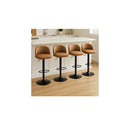 4x Bar Stool Swivel Gas Lift PU