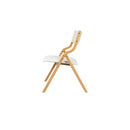 Dining Chairs Foldable Pu Beige