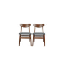 4X Dining Chairs Kitchen Chair Rubber Wood
