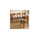 4X Dining Chairs Kitchen Chair Rubber Wood