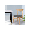 4X Dining Chairs Kitchen Chair Natural