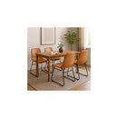 4X Dining Chairs Kitchen Pu Leather