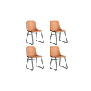 4X Dining Chairs Kitchen Pu Leather