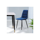 4X Dining Chairs Kitchen Velvet