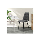 4X Dining Chairs Kitchen Velvet