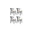 4X Dining Chairs Wooden Hans