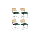 4X Pe Rattan Chair Dining Chairs
