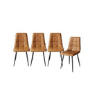 4X Dining Chairs Kitchen Chair Faux Leather