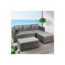 5Pcs Outdoor Sofa Set Patio Furniture