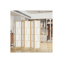 6 Large Panel Room Divider 170Cm Freestanding Screen