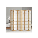 6 Panel Room Divider 170Cm Freestanding Screen