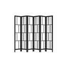 6 Large Panel Room Divider 170Cm Freestanding Screen