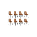 8X Dining Chairs Kitchen Chair Pu Leather