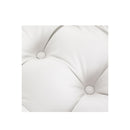 Accent Ottoman Chair Footstool Cream