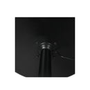 Bar Table Swivel Gas Lift Counter Black