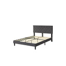 Bed Frame Double Size Mattress Grey