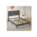 Bed Frame Upholstered Platform Mattress Base 103Cm