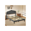 Bed Frame Upholstered Platform Mattress Base Double