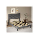 Bed Frame Upholstered Platform Mattress Base Mdf