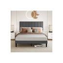 Bed Frame Upholstered Platform Mattress Base 103Cm