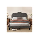 Bed Frame Upholstered Platform Mattress Base Double