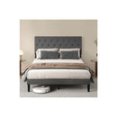 Bed Frame Upholstered Platform Mattress Base Mdf