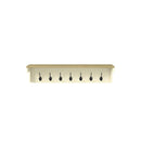 Coat Rack Wall Mounted Shelf 7 Double Hooks Storage