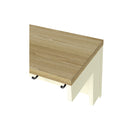 Coat Rack Wall Mounted Shelf 7 Double Hooks Storage