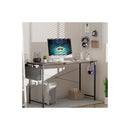 Computer Desk Study Table Storage Brown