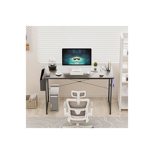 Computer Desk Study Table Storage Brown – Simply Wholesale