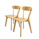 2X Dining Chairs Wooden Kitchen Chair